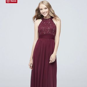 David’s Bridal bridesmaid dress